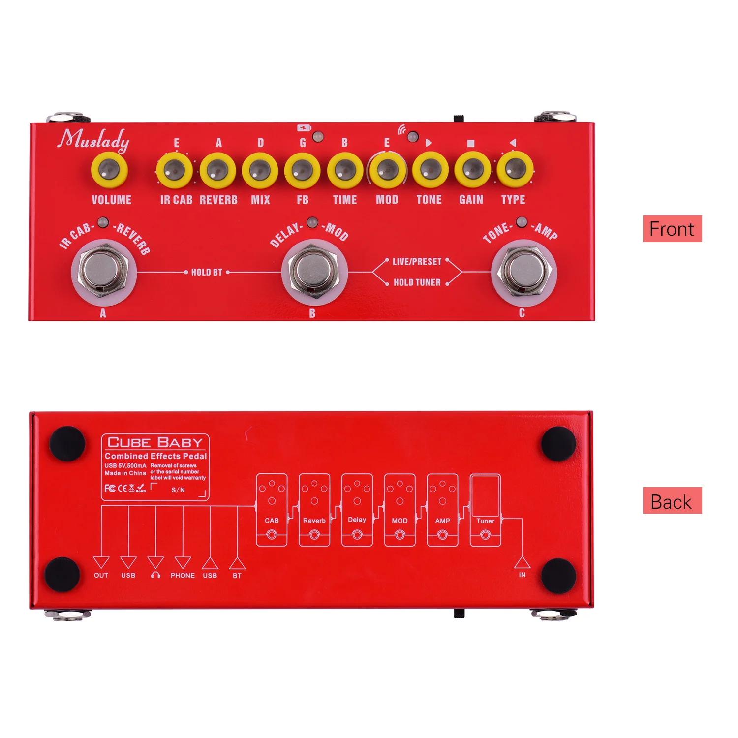 tragbare multi funktionale elektrische gitarre kombinierten effekte pedal gebaut in batterie mit aufnahme audio interface funktion free global shippin
