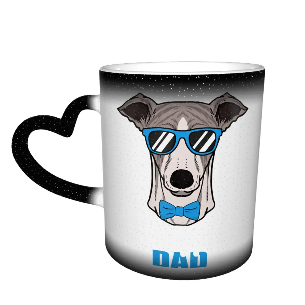 

Greyhound Mug Pottery Espresso Mug The Changes Color Wholesale Novelty Cups