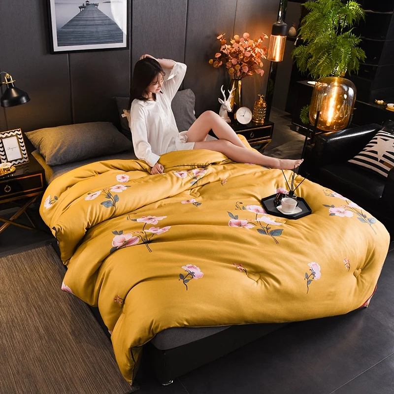

Tongxiang Mulberry Silk Quilt Handmade Summer Air Conditioner Spring Autumn Cotton Cover Naked Home Bedding Comfortable Textile