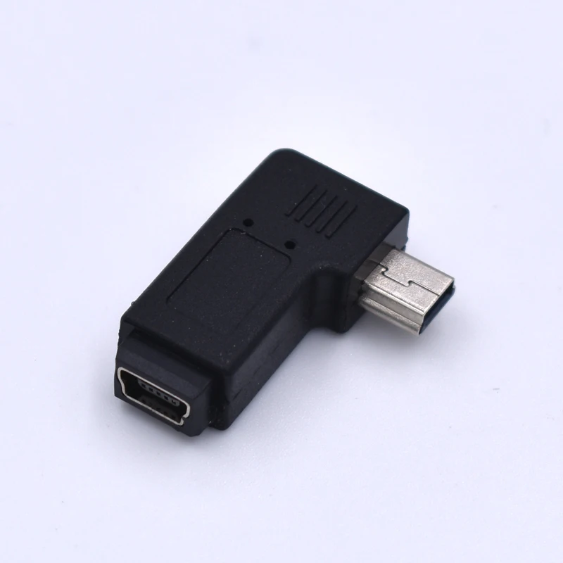 90 градусов левый/правый угловой мини USB 5 Pin папа к женскому кабелю удлинитель