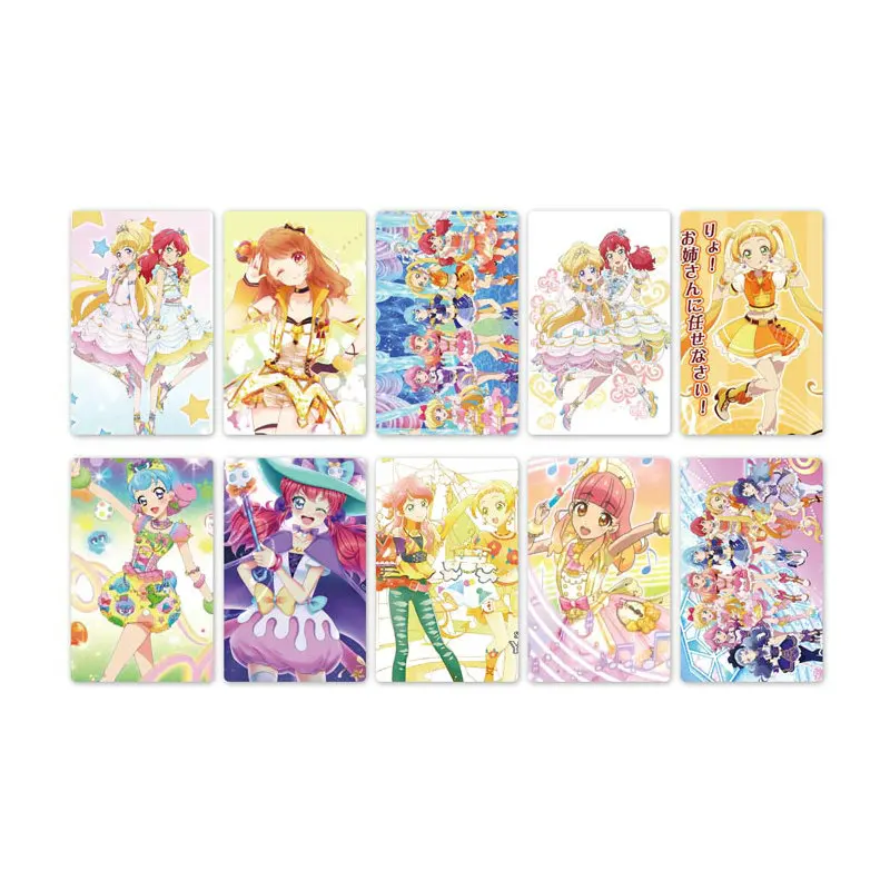 Style 04 10 шт. Aikatsu Friends! Карта аниме стикер s крапленая карта стикер дети стикерные игрушки для детей коллекция подарок - Цвет: Style 04