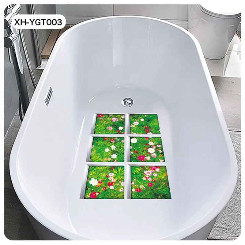 Наклейки для ванны 6 шт./компл. наклейки Нескользящие самоклеящиеся
