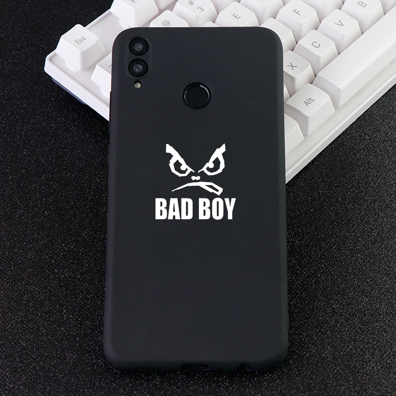 Забавный мобильный телефон чехлы для Huawei Honor Note Mate10 Pro 20X Nova3 3i чехол BAD BOY мягкий
