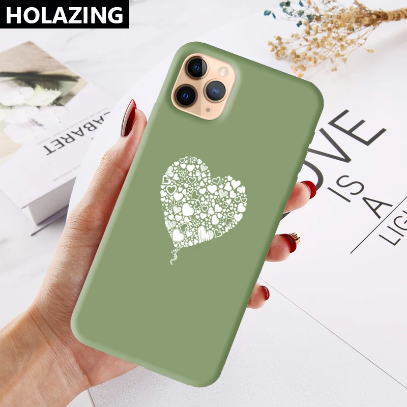 Для iPhone 11 Pro XS Max XR X 8 Plus 7 6S силиконовый чехол следуем за сердцем сладкие яркие