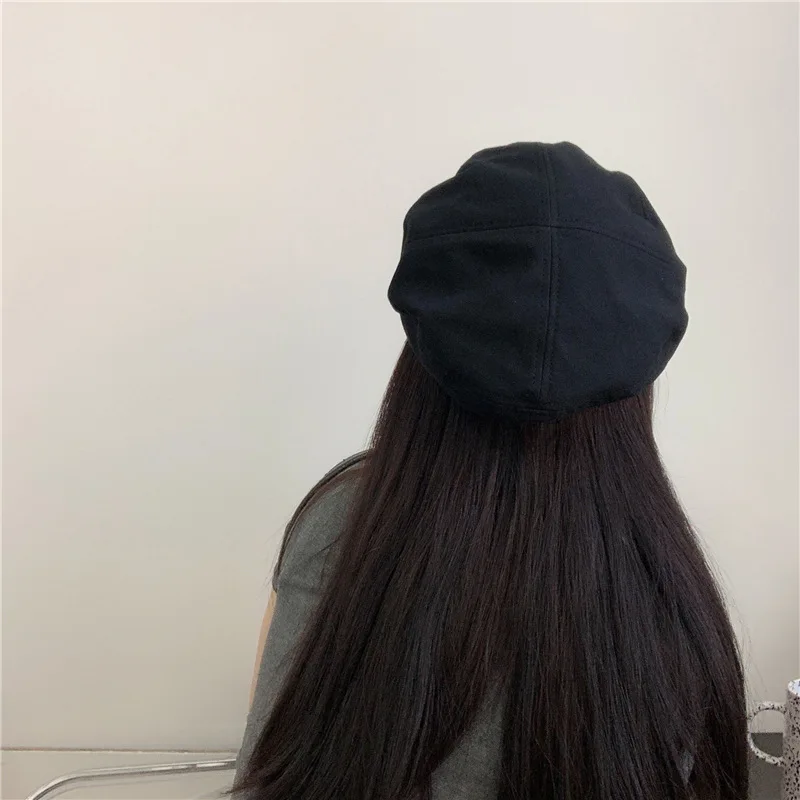 Берет Foux женские шапки повседневные всесезонные однотонные регулируемые