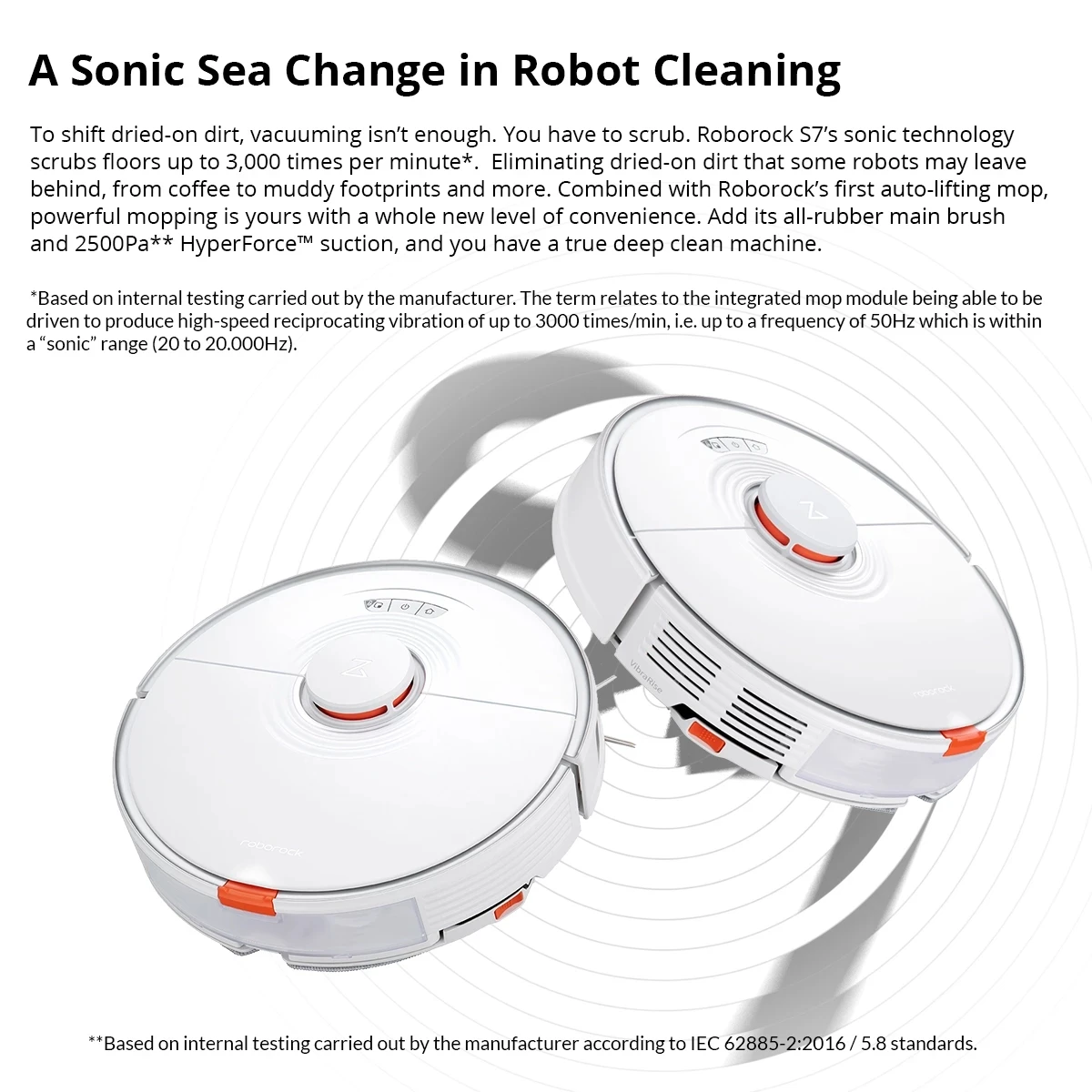 Roborock S7 Vacuum Cleaner Robot For Home Laser Navigation sonic Vacuums Wet Dry Auto Mopping Sweeping Dust 0.5L Box | Бытовая техника