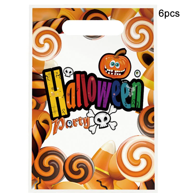 Halloween Candy Pumpkin Head Theme Creative Party Package Decoration Party Supplies Party Disposable Tableware Cup Plate