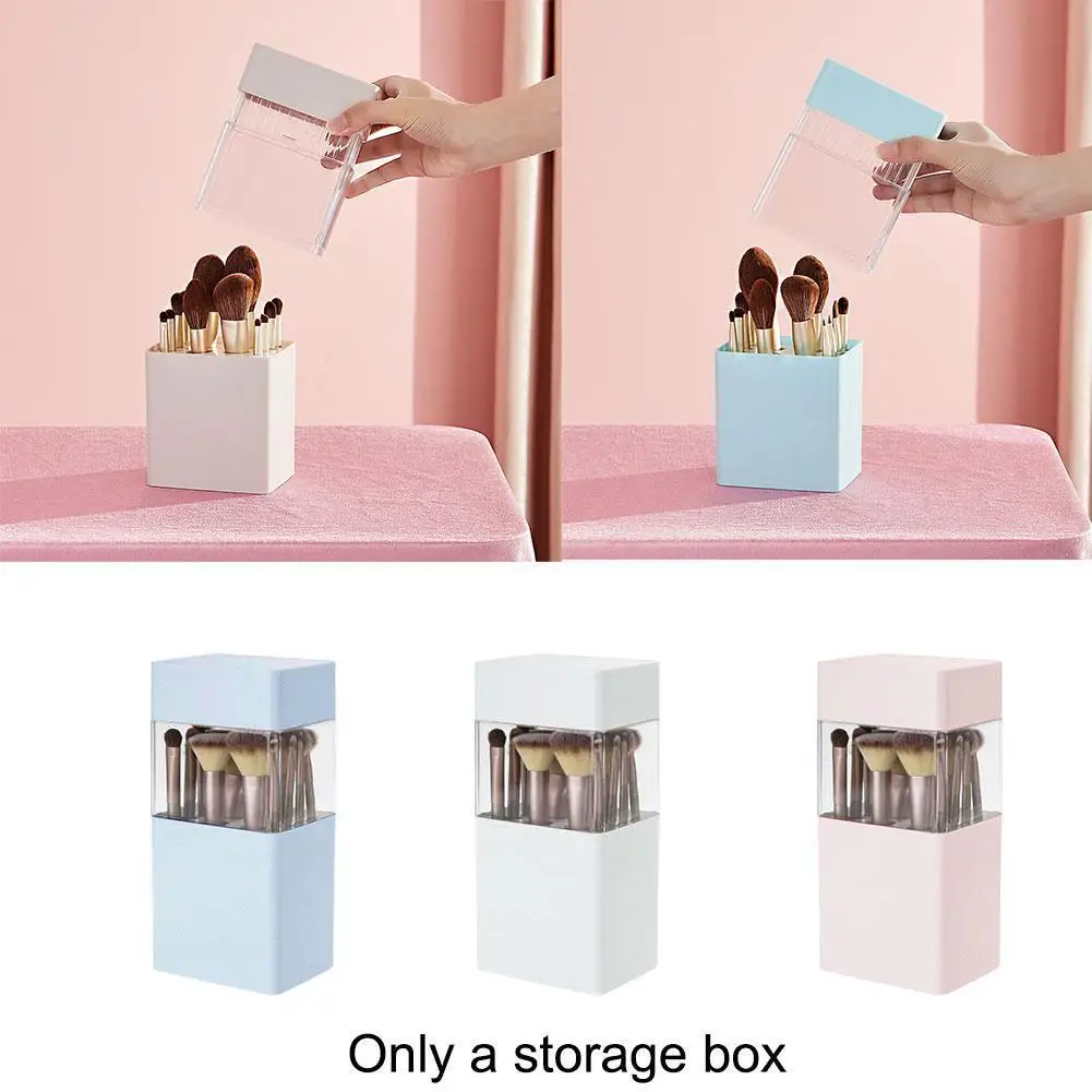 

Makeup Organizer Makeup Brush Eyeliner Powder Eyebrow Table Pencil Desktop Storage Box Lipstick Dressing W7K5