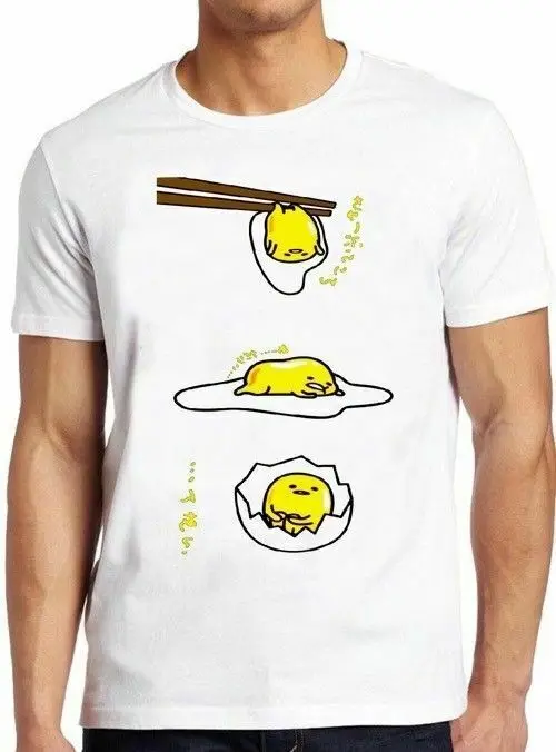 Gudetama Lazy Egg Kawaii Japananese Cute Funny Japan Cool Gift футболка для мужчин Мужские футболки  | Мужские футболки -1005002729657629