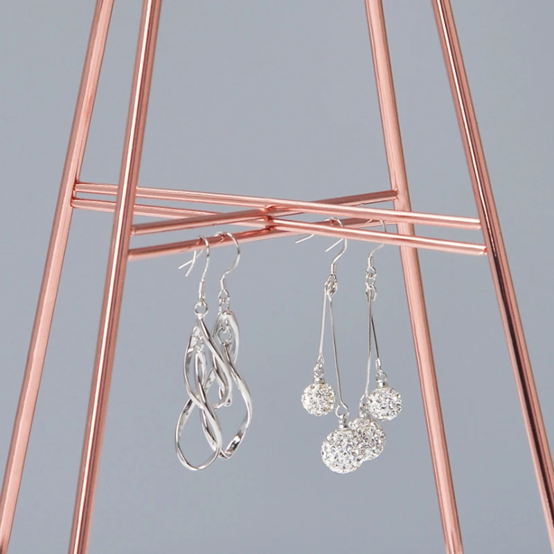 Скандинавский светлый роскошный стиль ювелирные изделия полка для ожерелий