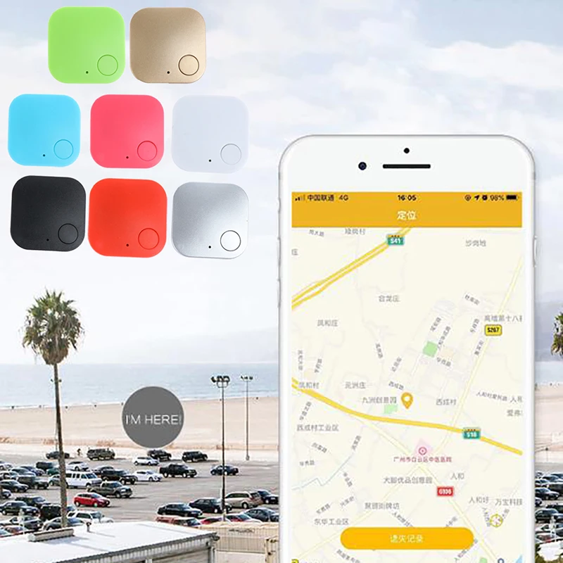 

Mini Bluetooth 4.0 Smart Tag Tracker Pets GPS Tracker Key Wallet Kids Child Bag Phone Locator Anti Lost Alarm Sensor