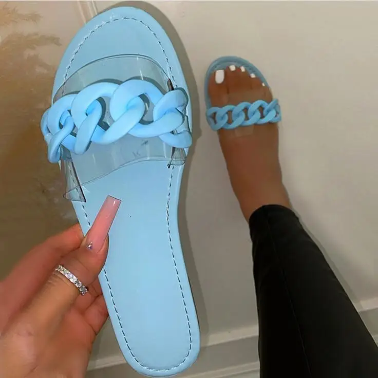 

Шлепанцы женские с кольцами, повседневные легкие сандалии, Повседневная Уличная одежда, тапочки, пляжные тапочки, карамельные цвета, больши...