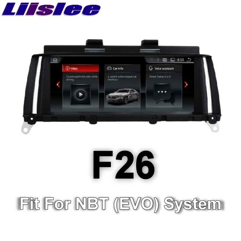 LiisLee Автомобильный мультимедийный GPS аудио Hi Fi Радио стерео для BMW X4 F26 2014 ~ 2018