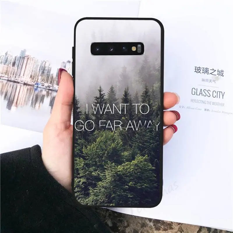 

Travel mountain Phone Case For Samsung galaxy S 8 9 10 20 21 30 A 30 50 51 70 note 10 plus Ultra 5g