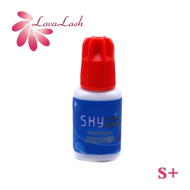 1 флакон 2s сушильный оригинальный клей Korea Sky Red Cap S + для наращивания ресниц MSDS Клей