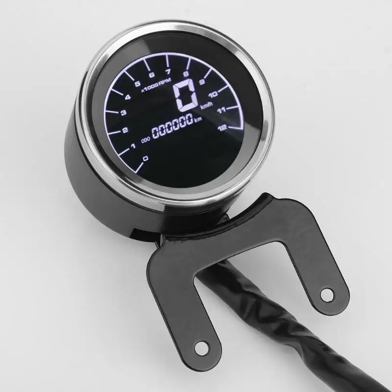 12V Многофункциональный мотоцикл мото инструмент ЖК спидометр цифровой индикатор