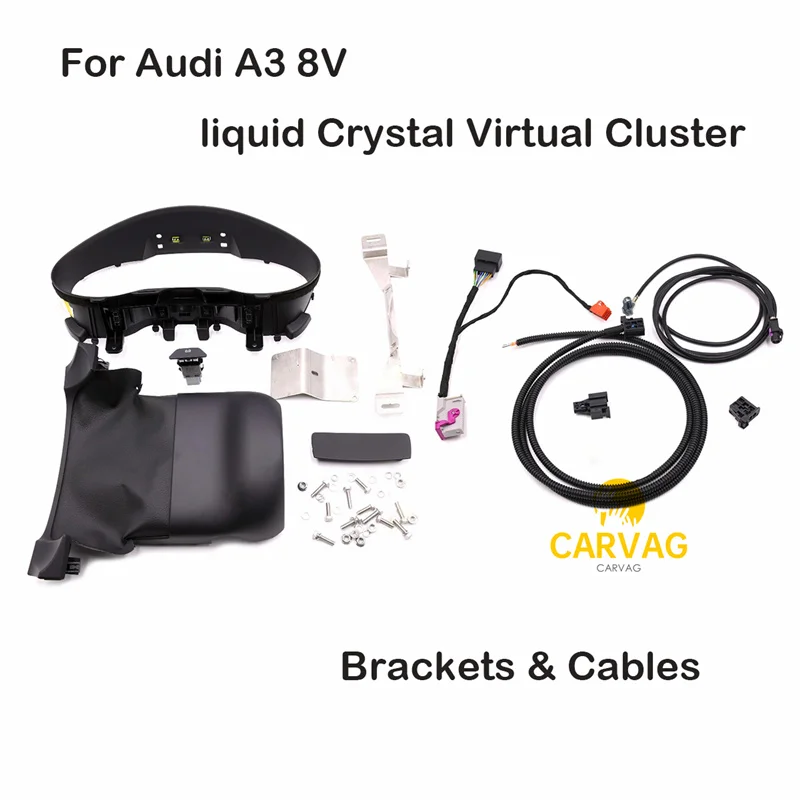 Жидкокристаллическая Виртуальная кластерная Рамка для Audi A3 8V Q2 монтажная крышка