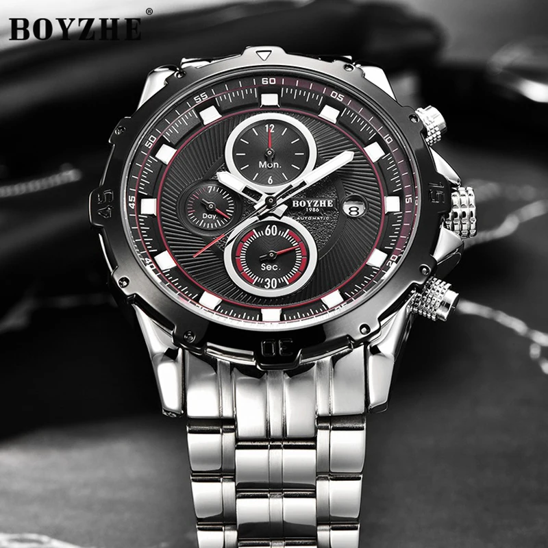 Часы наручные мужские механические Автоматические брендовые Роскошные