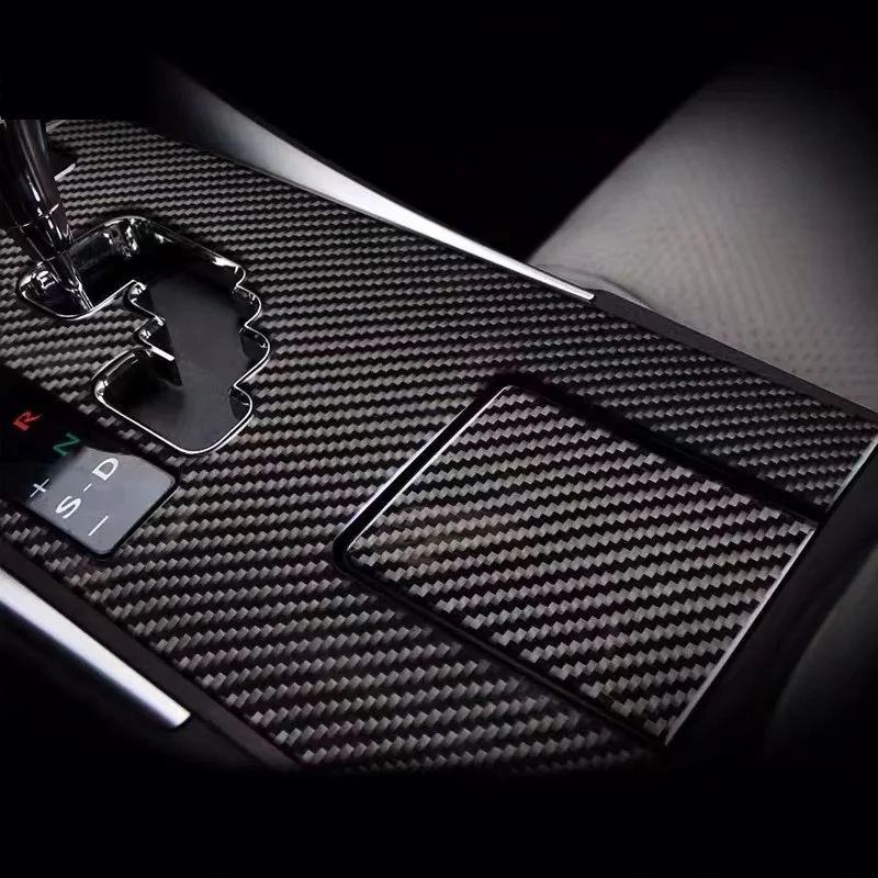 Автомобильная Центральная панель переключения передач из углеродного волокна