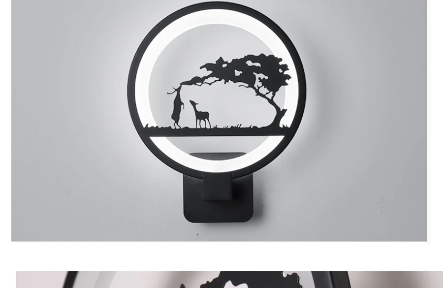 LED Wall Lamps wall mounted Modern Simple European Style Bedroom Bedside Reading Lamp Living Room Foyer Lighting AC90-260V