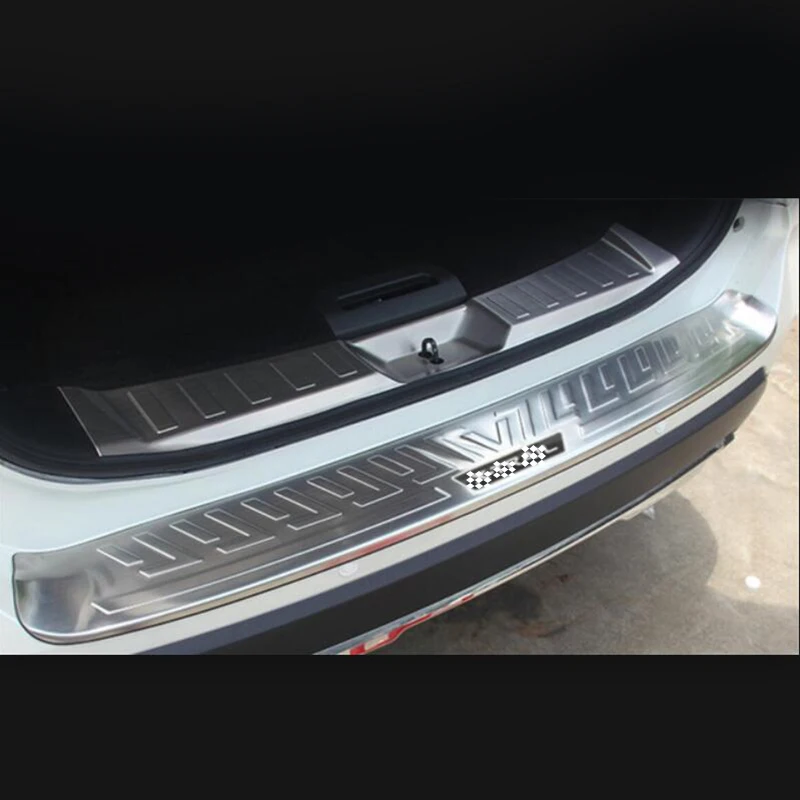 Внутренний внешний задний бампер багажника порог задней двери порога Защитная