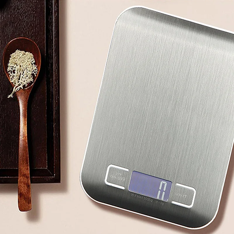 

5KG Stainless Steel Food Scale Kitchen Household Electronic Precision postal Food Diet scale for Cooking Baking Measure Tools