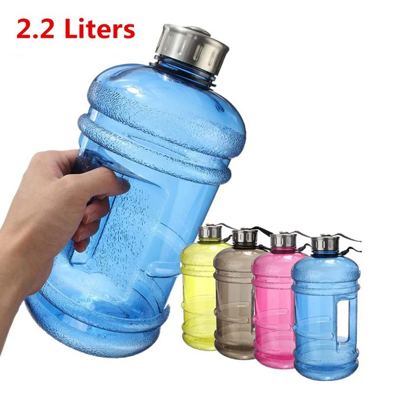 2.2L модный портативный спортивный чайник пластиковая уличная бутылка для воды