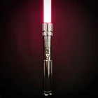 Saberпраздник с гладкой качели, световой меч с дуэлями, RGB, 10 звуковых шрифтов, лазерный меч, Металлическая рукоятка FOC, Рождественская Детская искусственная серебряная