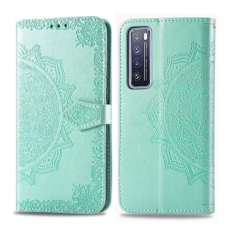 

Wallet Case For Huawei Nova 7 5G Case Floral Filp PU Leather Cover For Huawei Nova 7 Pro 5G Case For Huawei Nova 7 SE Cover Book