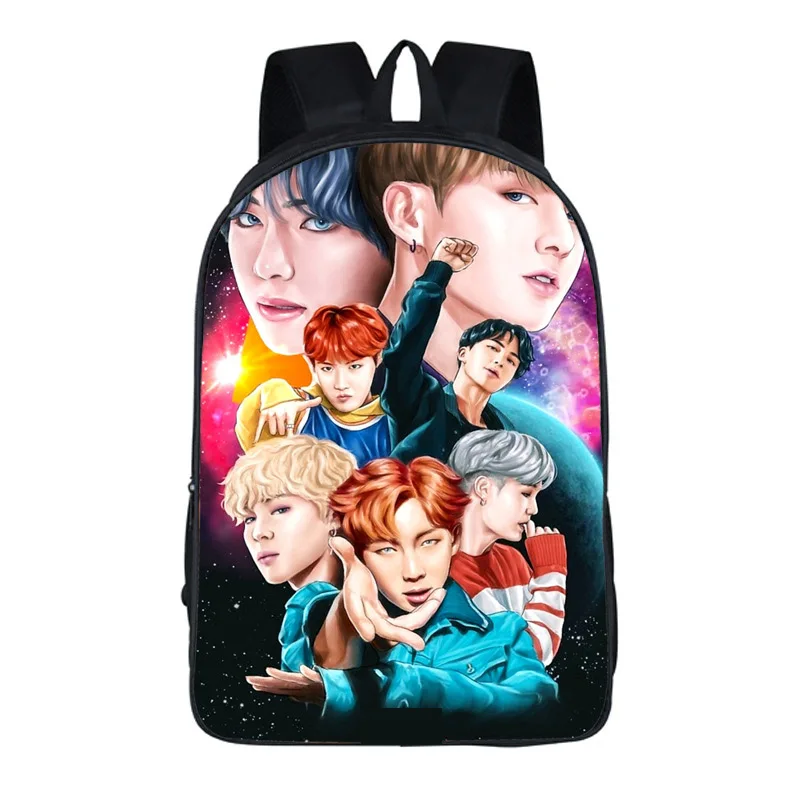 Рюкзак kpop bangtan для мальчиков Подростковый рюкзак ноутбука rugtas mannen tassen voor школьные