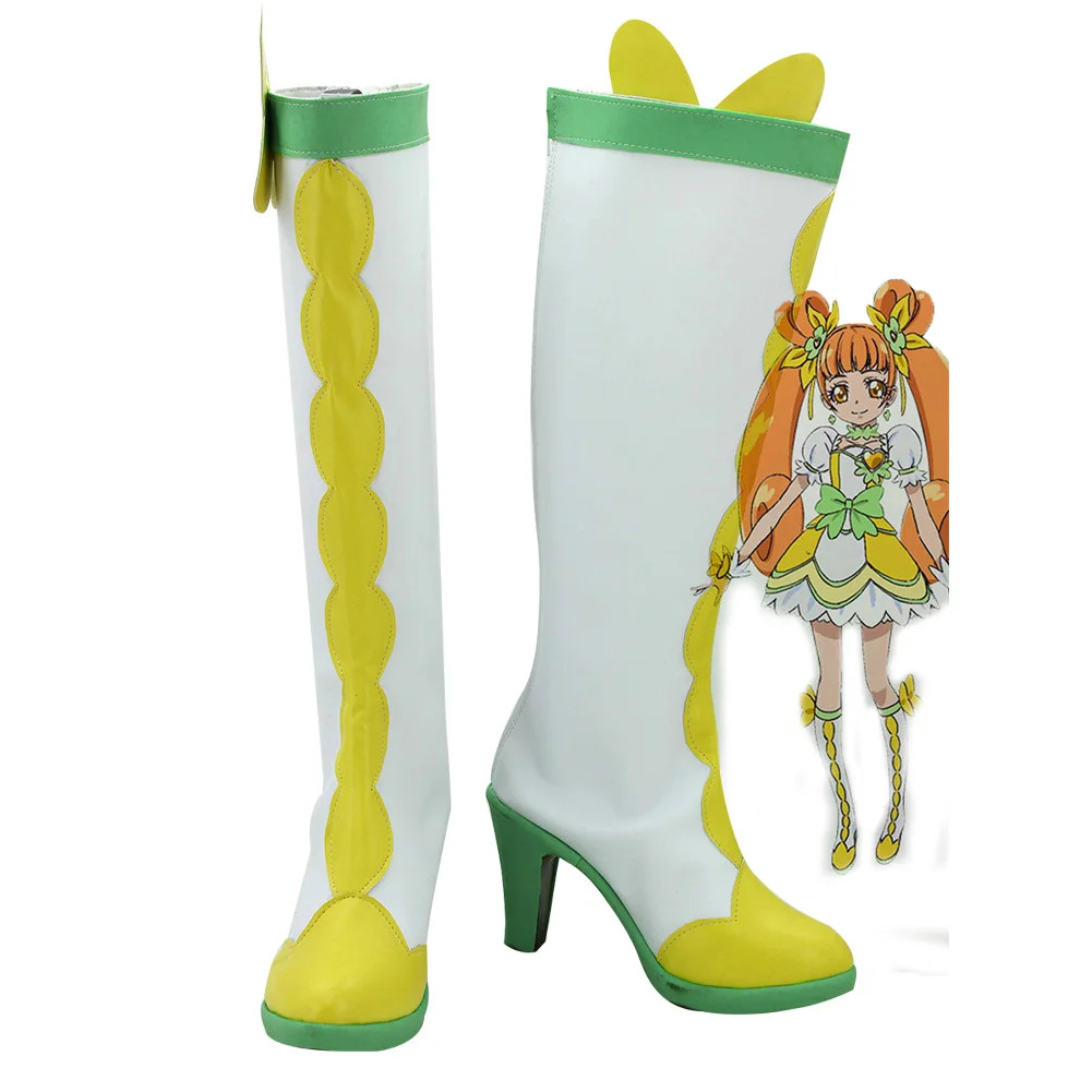 

CureRosetta-Cure Rosetta Cosplay Shoes Boots Halloween Costumes Accessory Custom Made