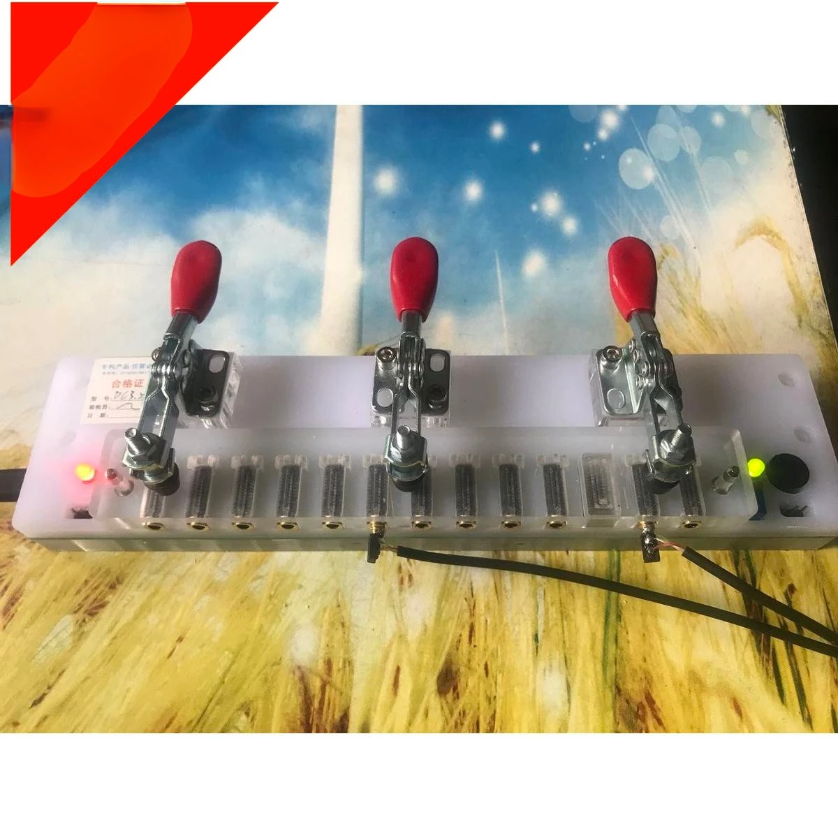 

DC3.5 Stereo Head Test Fixture with Built-in Test Function DC Head Test Socket Two-channel Test Board Fixture