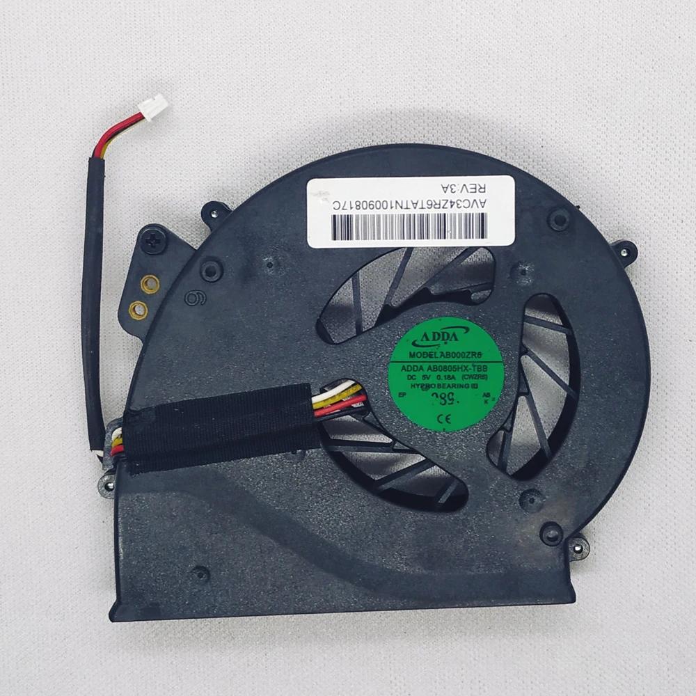 Кулер ADDA для ноутбуков 4 проводный охлаждающий вентилятор процессора Acer Extensa 5235