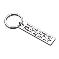valentine day keychain birthday gifts for boyfriend husband heart girlfriend wife couples love of my life keyring