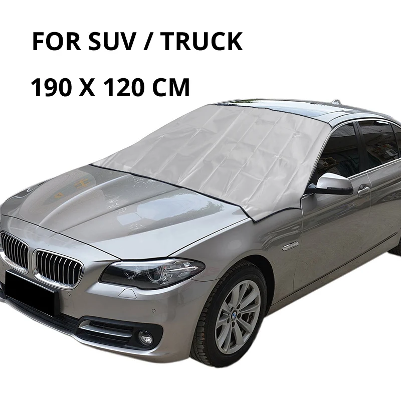 190 x 120 cm Partol универсальный автомобильный чехол на лобовое стекло, автомобильный Снежный лед, солнцезащитный козырек, Зимний Козырек на лобовое стекло, крышка на лобовое стекло - Цвет: 190 x 120 cm