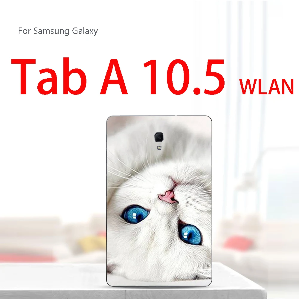 ForT590lan yan mao Краски планшетный чехол для samsung Galaxy Tab A A2 S2 E 9,6 9,7 10,5 SM T560 T561 T810 T813 T815C T590 T595 Мягкий силиконовый чехол - Цвет: ForT590lan yan mao