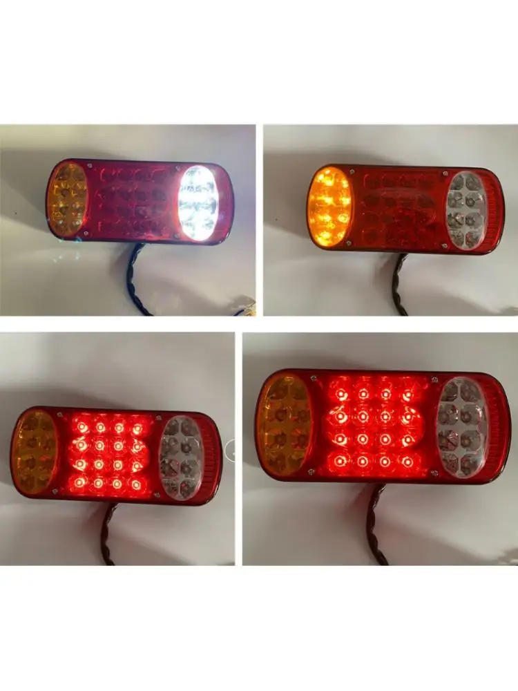 

Trailer Rear Tail Lamp Replaceable Lamps for Old Damaged Original Parts T3ED