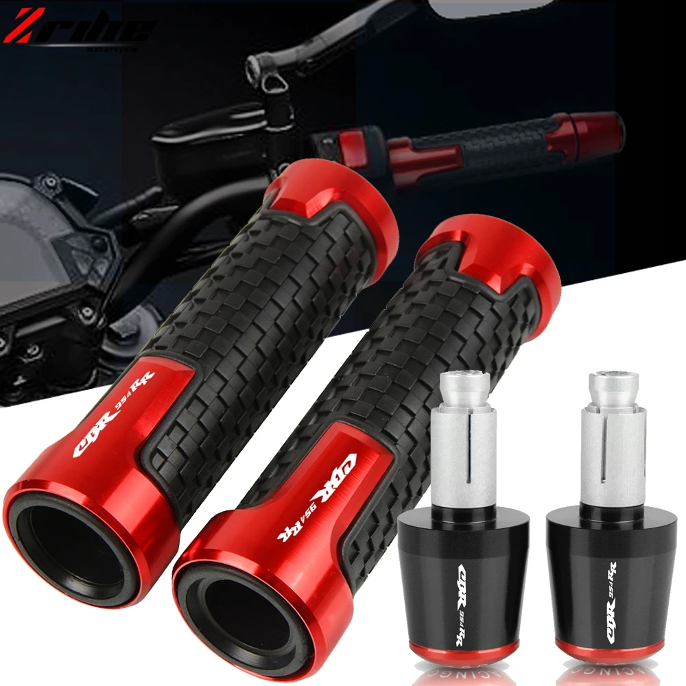 

For HONDA CBR954RR CBR954 CBR 954 RR 954RR 2002 2003 Motorcycle Accessories 7/8" 22mm Handlebar Grips Ends Handle Bar Grip End