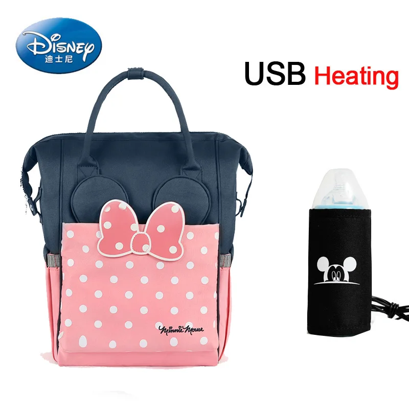 B05 Сумка для подгузников, водонепроницаемая, USB, с подогревом, для малыша, мама, рюкзак для подгузников, дорожная сумка, большая емкость, для ребенка, дизайнерская сумка для кормления ребенка - Цвет: B05