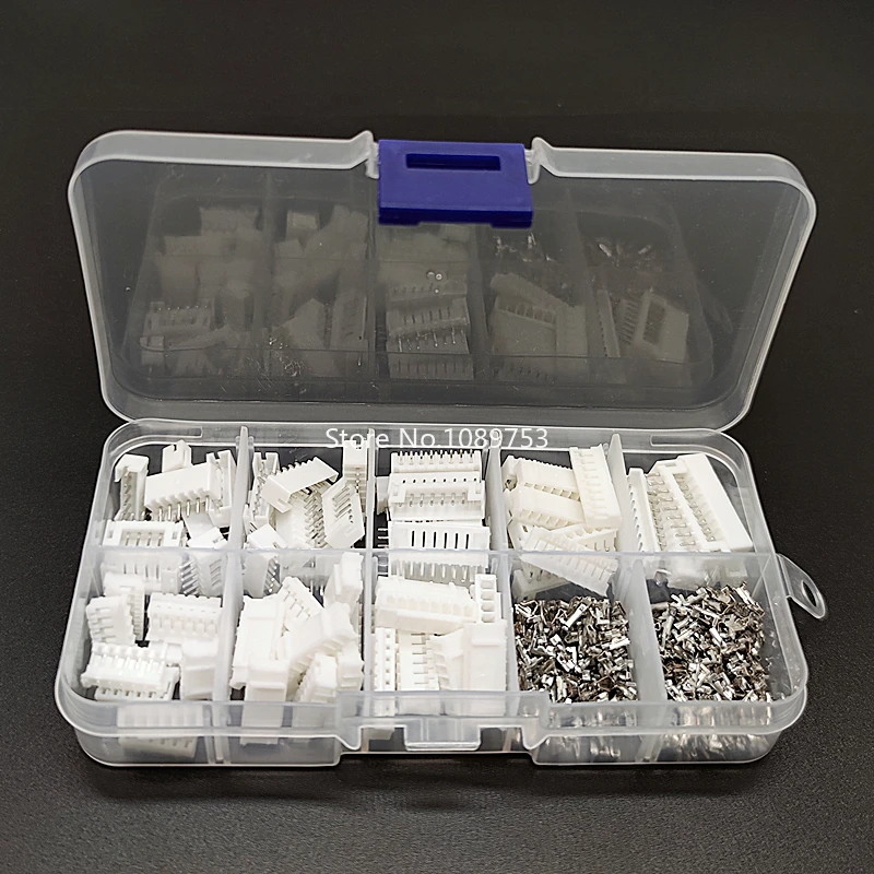 

50 sets Kit 6p 7p 8p 9p 10 pin 2.0mm Pitch Terminal / Housing / Pin Header Connector Wire Connectors Adaptor PH Kits