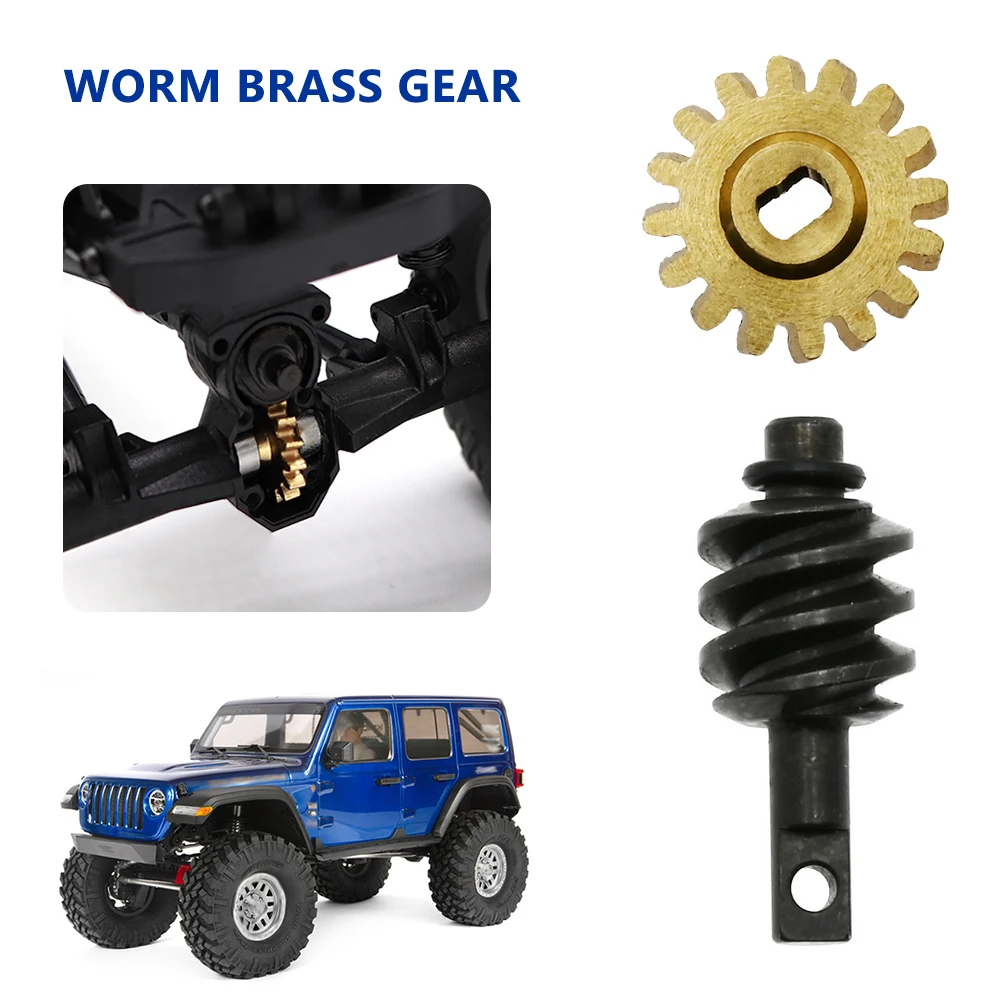 

Front Rear Axle Gear Set RC Car Overdrive Differential Gears Remote Accessories Replacement for Axial 1/24 RC Crawler Truck Toy