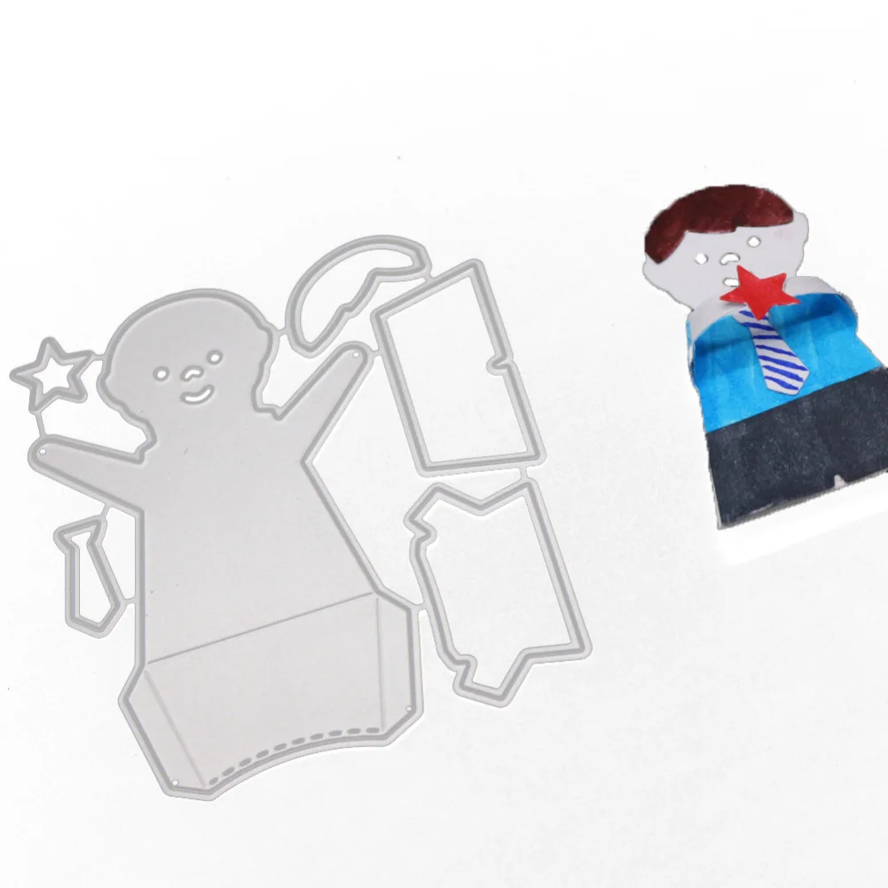 Человеческая фигура режущие штампы мультфильм мальчик высечка металлическая