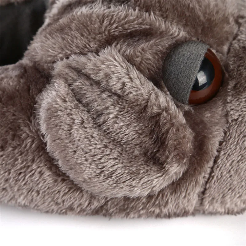 Тапочки с мультяшными животными обувь для взрослых милая женская Kigurumis собакой