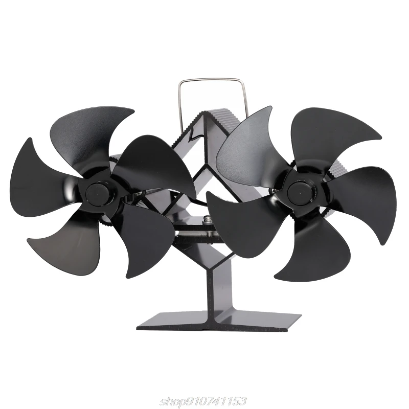 

SF803 10 Blades Heat Powered Stove Fan for Wood Log Burner Heater Fireplace Fuel Saving Quiet Ecofan D23 20 Dropshipping