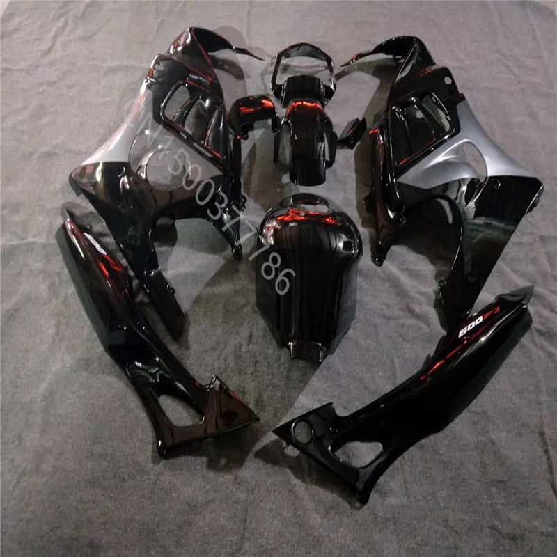 

Motorcycle Fairing kit for HONDA CBR600F3 97 98 CBR600 F3 CBR 600F3 1997 1998 CBR600F3 97- 98 black silver Fairings