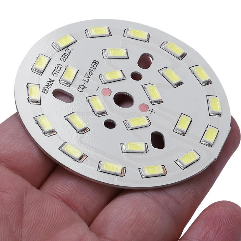 12 Вт круглый 5730 SMD лампы пластины 24 светодиодный супер яркий чип светильник лампа