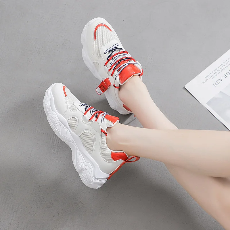 Женские повседневные кроссовки Белые Женская обувь Модные весенние не