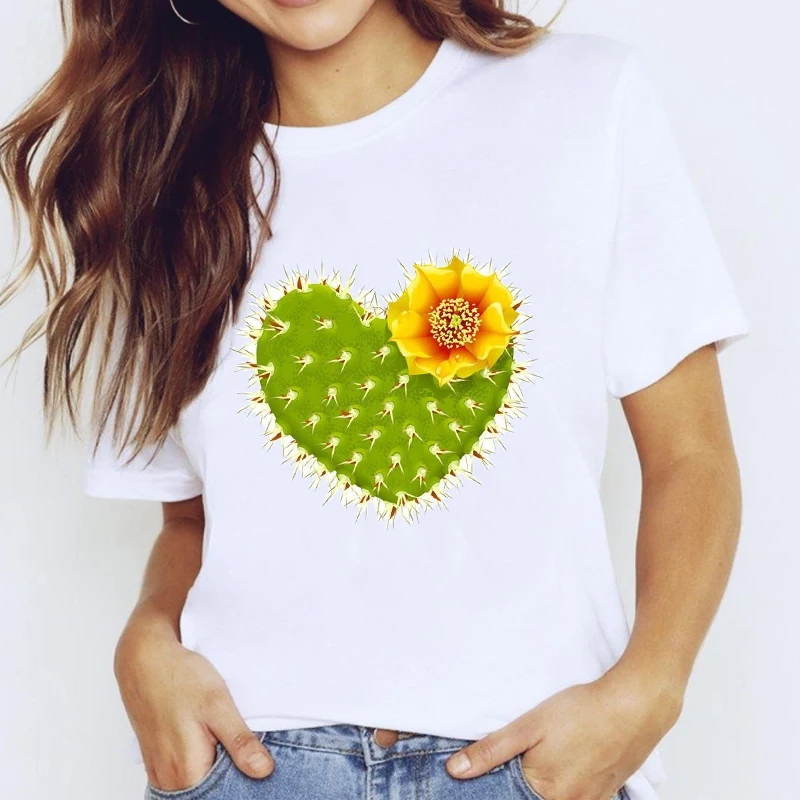 

Luslos Women Blue Heart Love Graphic Female Print Valentine's Day Top Clothes Lady Ladies Womens Tee T-Shirt T Shirt T-Shirts