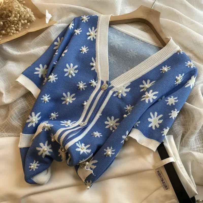 

Женская Осенняя трикотажная блузка из вискозы с высокой талией и V-образным вырезом