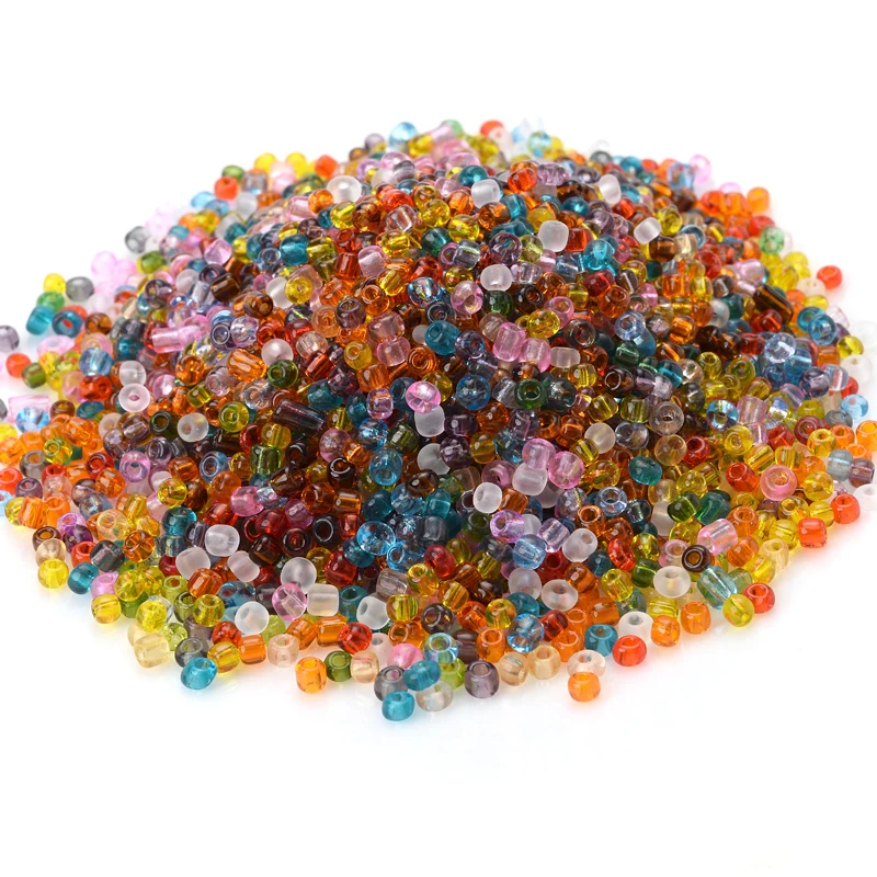 

500Pcs/Lot 3mm Charm Czech Glass Seed Beads Austria Crystal Round Spacer Beads For Kids DIY Jewelry Making Bracelet Necklace